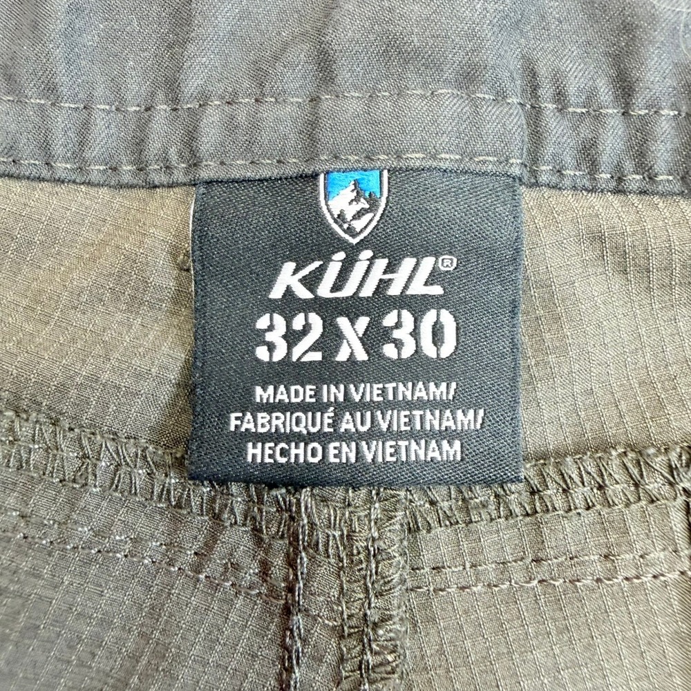 Kuhl Silencr Pants Mens 32x30 Brown Ripstop Lightweight Outdoor Hiking Utility - Picture 4 of 11